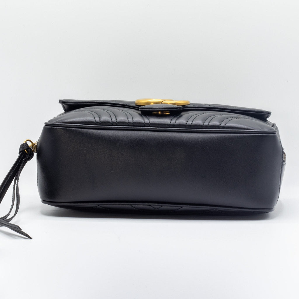 Marmont GG Matelasse Top Handle Bag