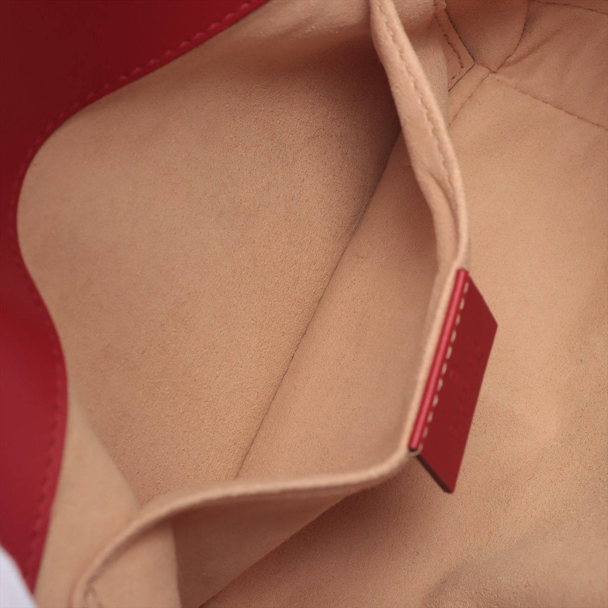 Marmont Mini GG Red Leather Shoulder Bag