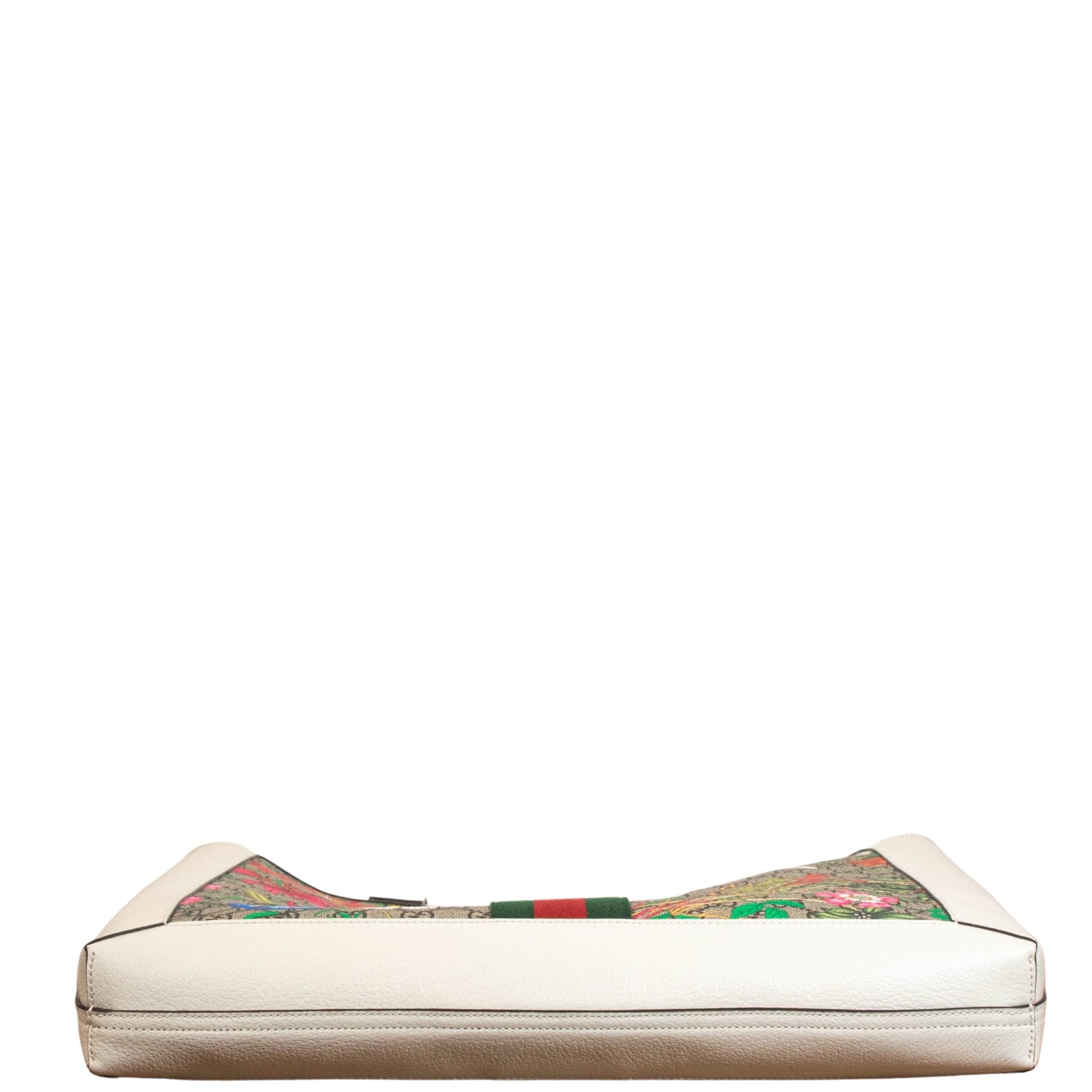 Ophidia GG Flora Shopper White Large