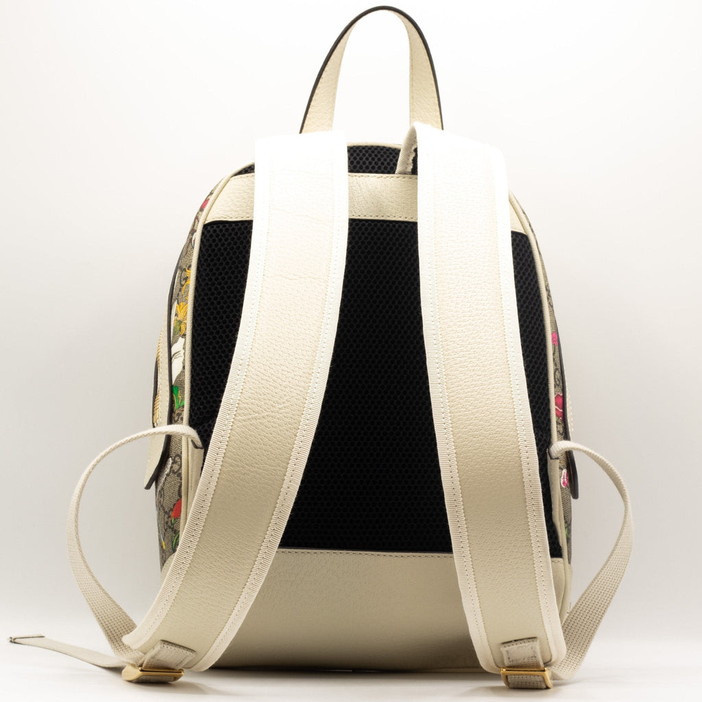 Ophidia GG Supreme Flora Day Backpack White 547965