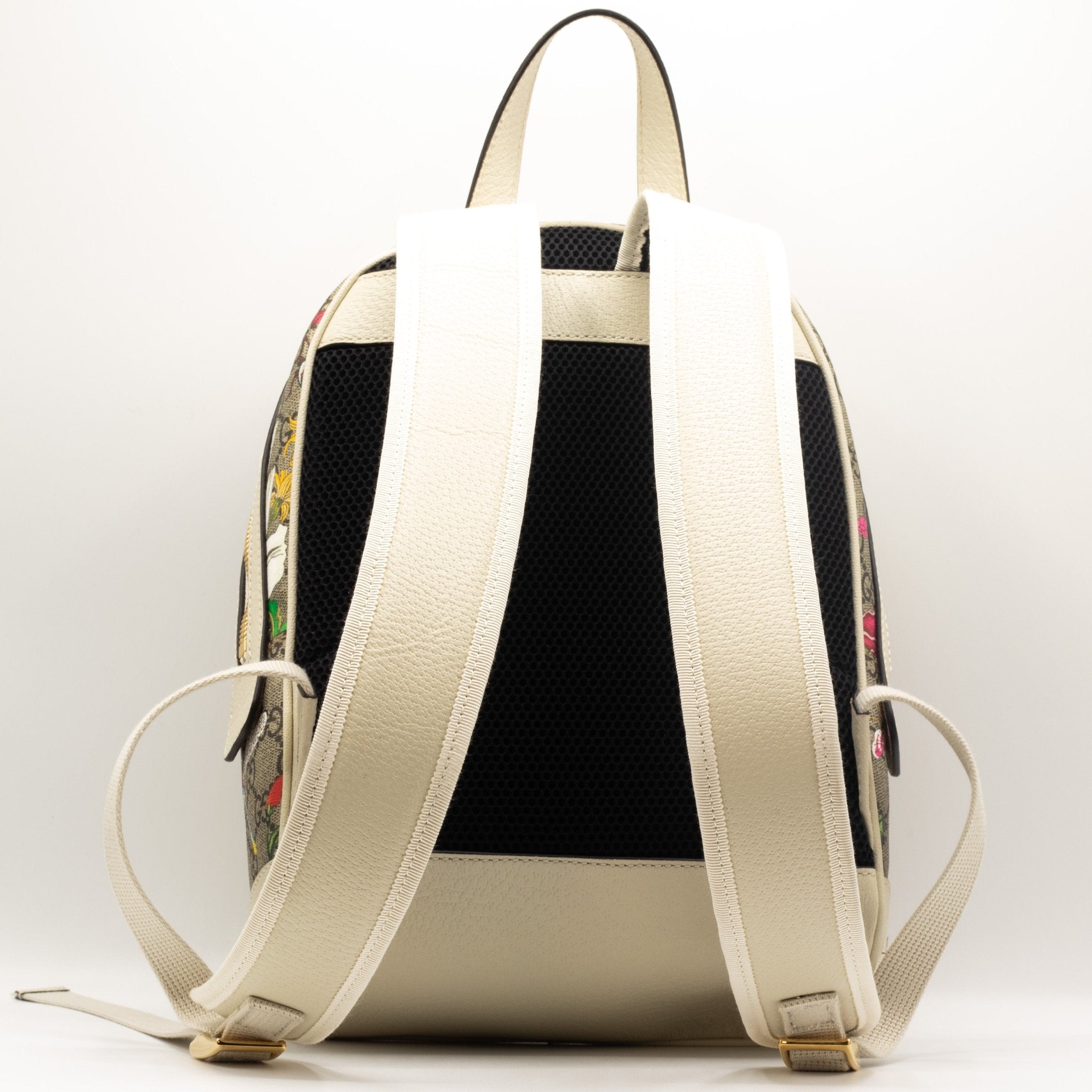 Ophidia GG Supreme Flora Day Backpack White 547965