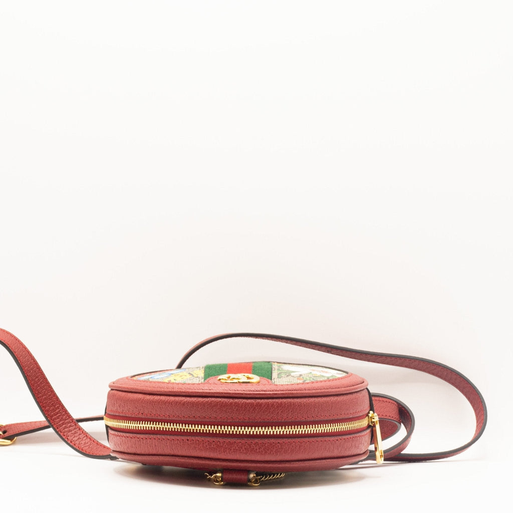 Ophidia GG Supreme Flora Round Backpack Red