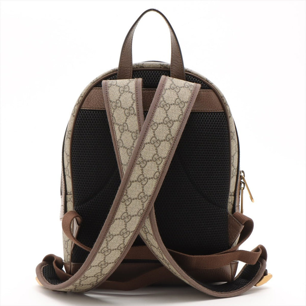 Ophidia GG Supreme Small Backpack Beige Red/Green Web