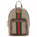 Ophidia GG Supreme Small Backpack Beige Red/Green Web