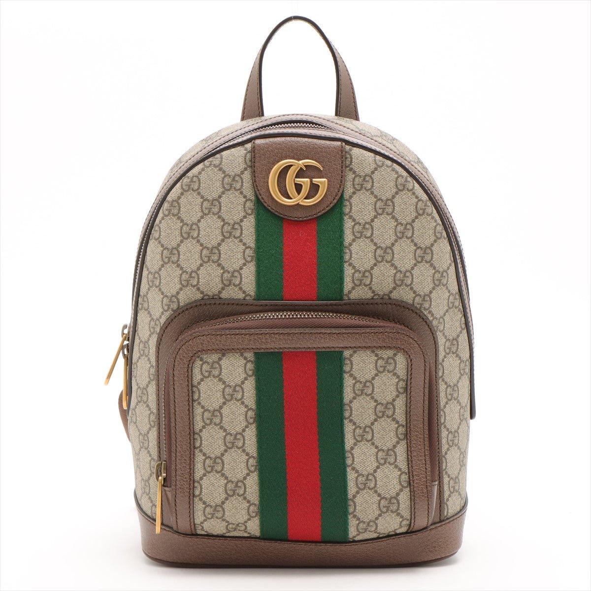 Ophidia GG Supreme Small Backpack Beige Red/Green Web