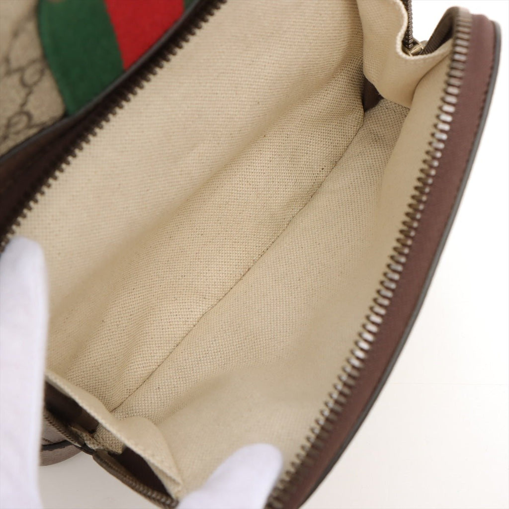 Ophidia GG Supreme Small Backpack Beige Red/Green Web