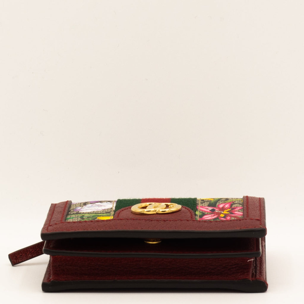 Ophidia Red Supreme GG Flora Wallet