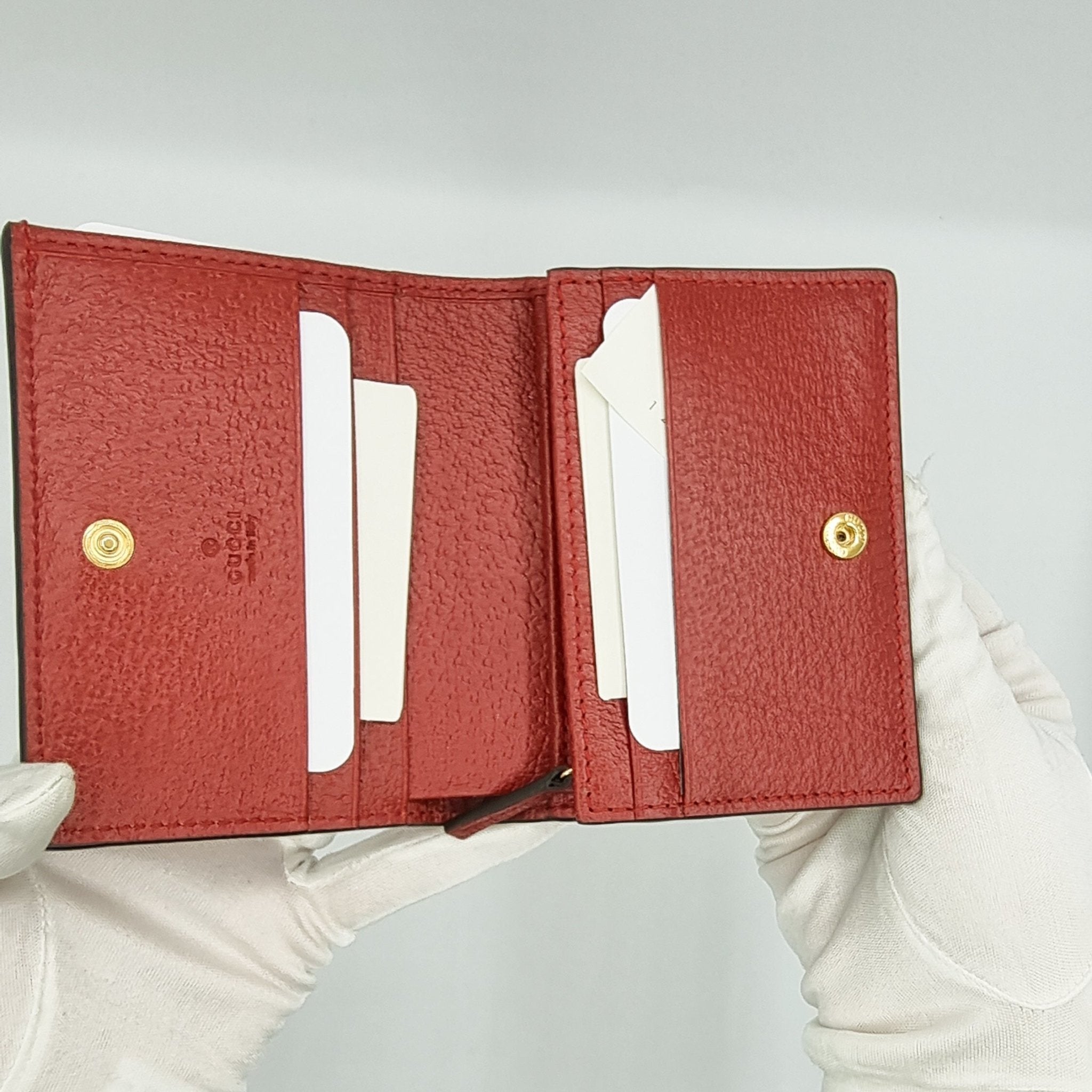 Ophidia Red Supreme GG Flora Wallet