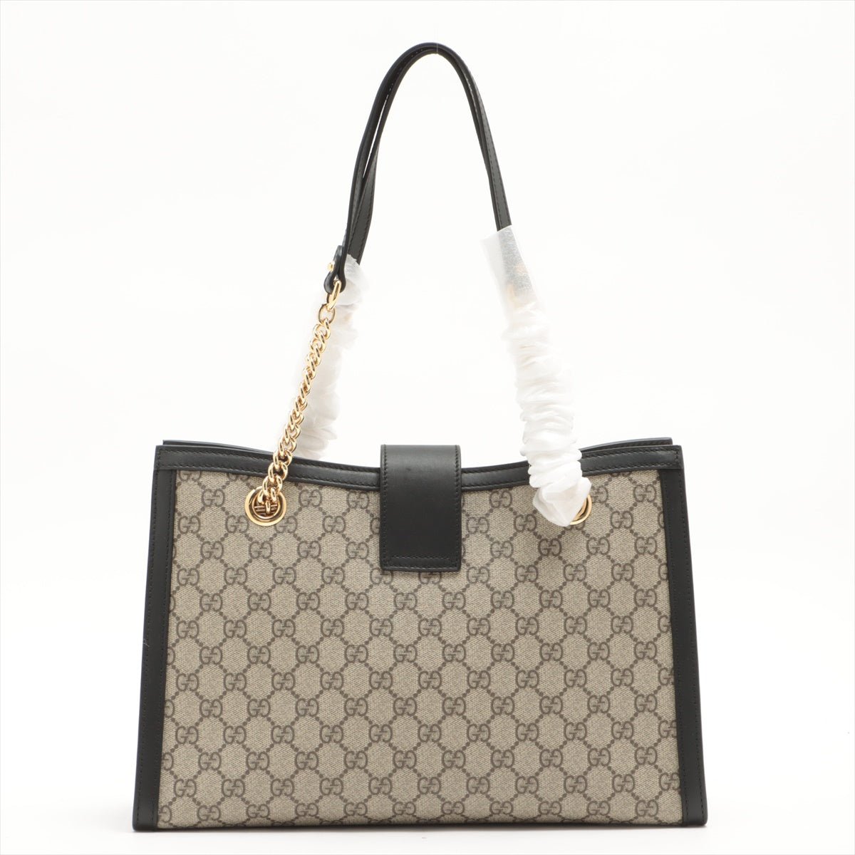Padlock GG Supreme Medium Tote Black