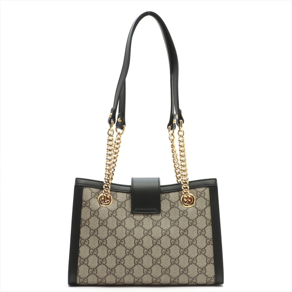 Padlock Small GG Supreme Shoulder Bag Beige