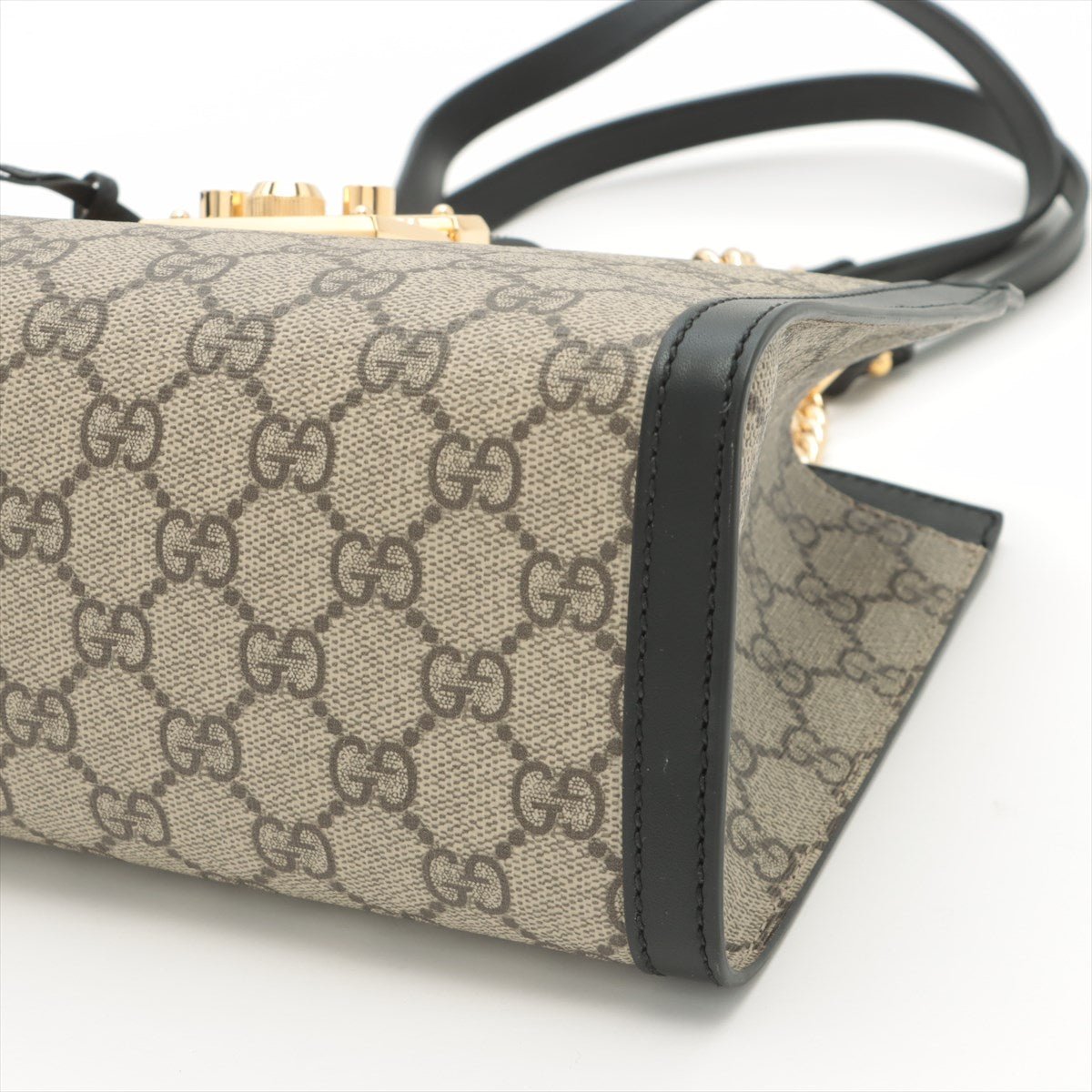 Padlock Small GG Supreme Shoulder Bag Beige