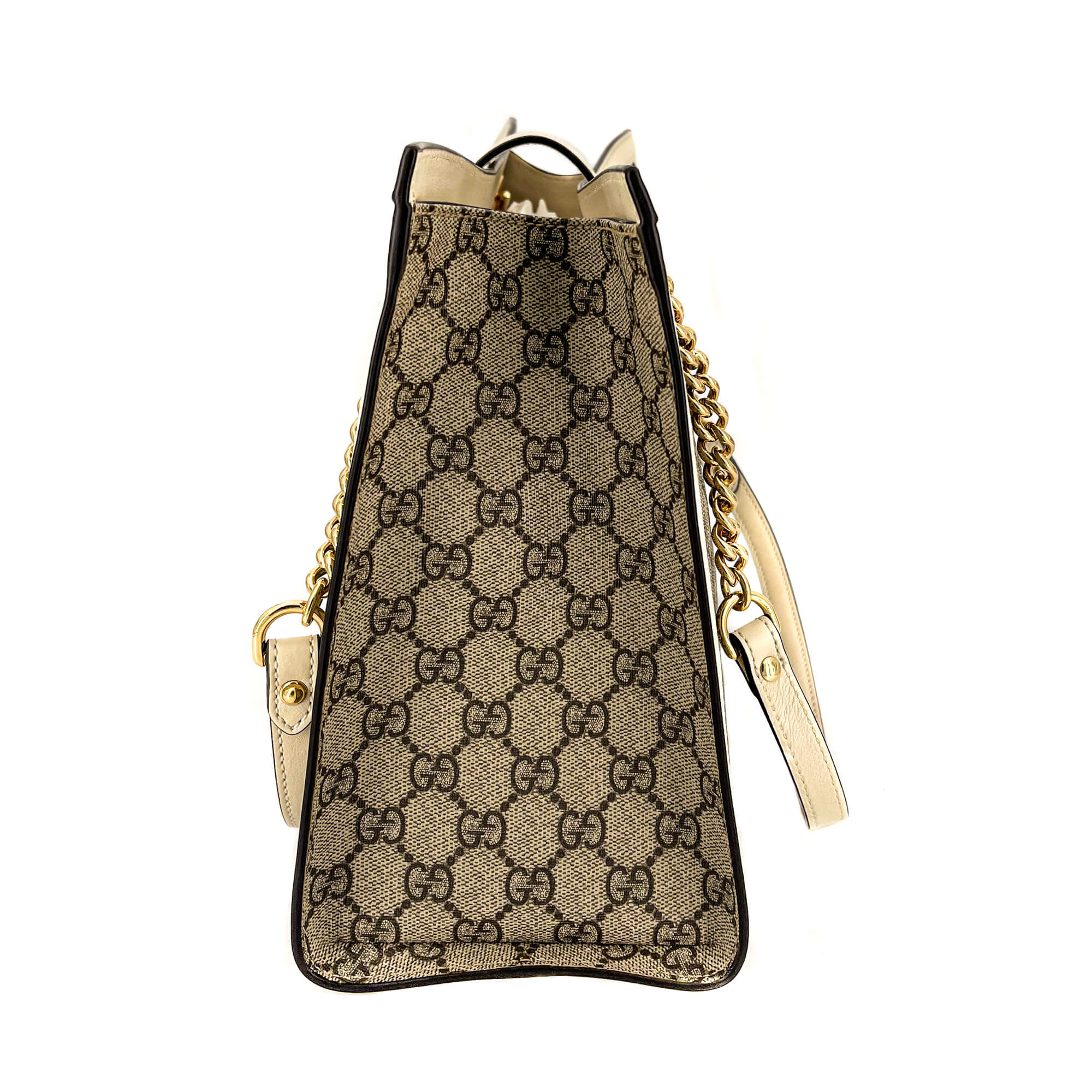 Padlock Tote in GG Supreme