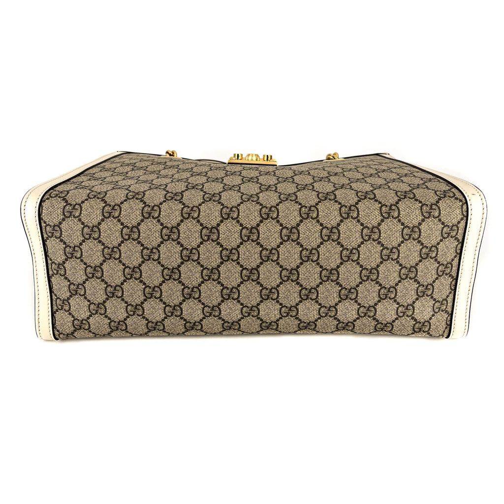 Padlock Tote in GG Supreme