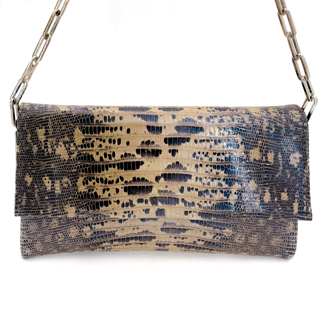 Pochette Brown Lizzard
