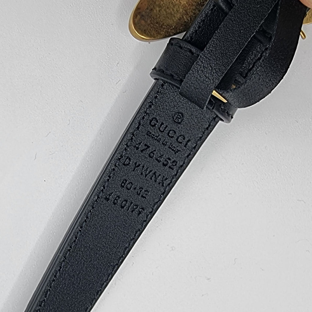 Queen Margaret Bee Belt Calfskin cm 80