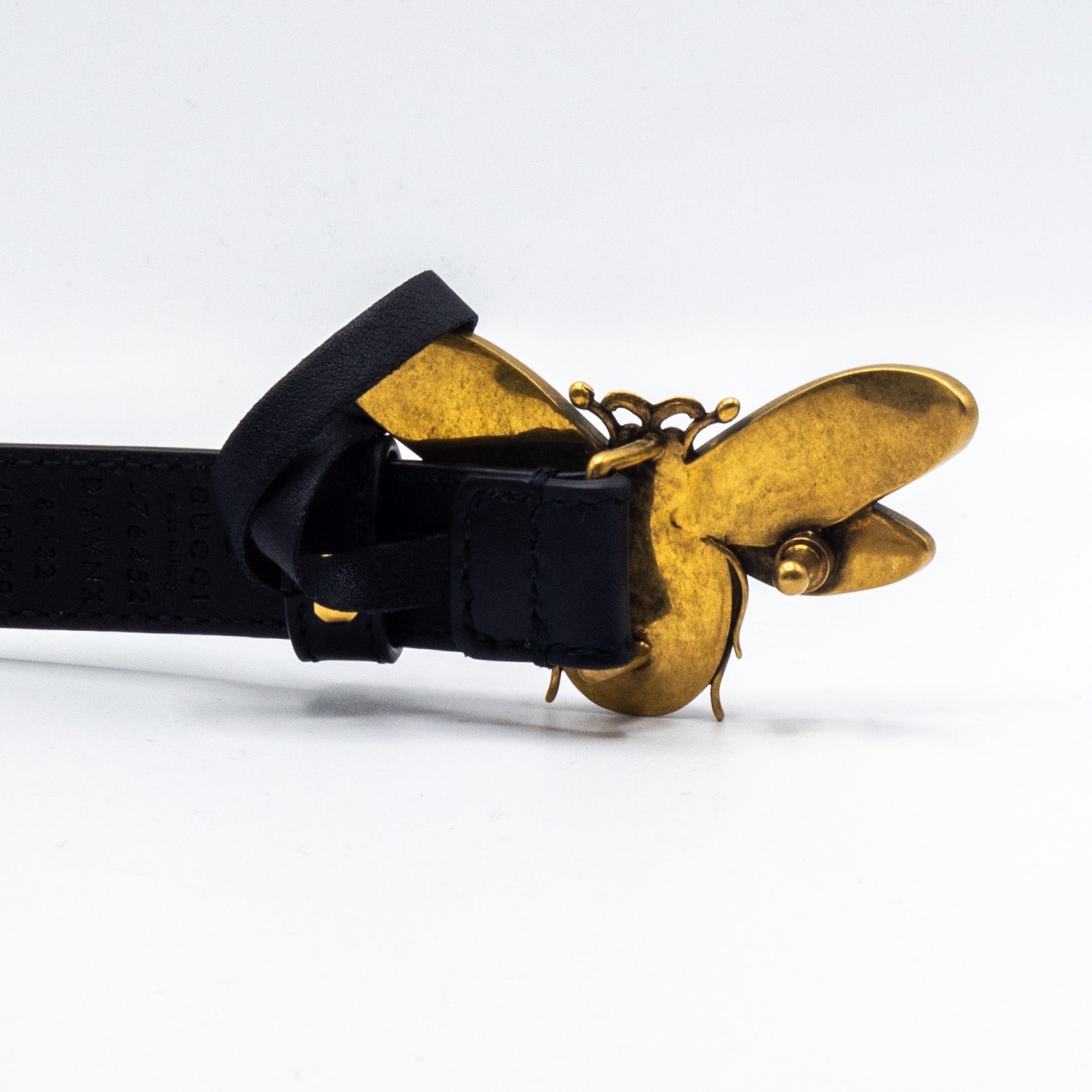 Queen Margaret Bee Belt Calfskin cm 80