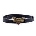 Queen Margaret Bee Belt Calfskin cm 80