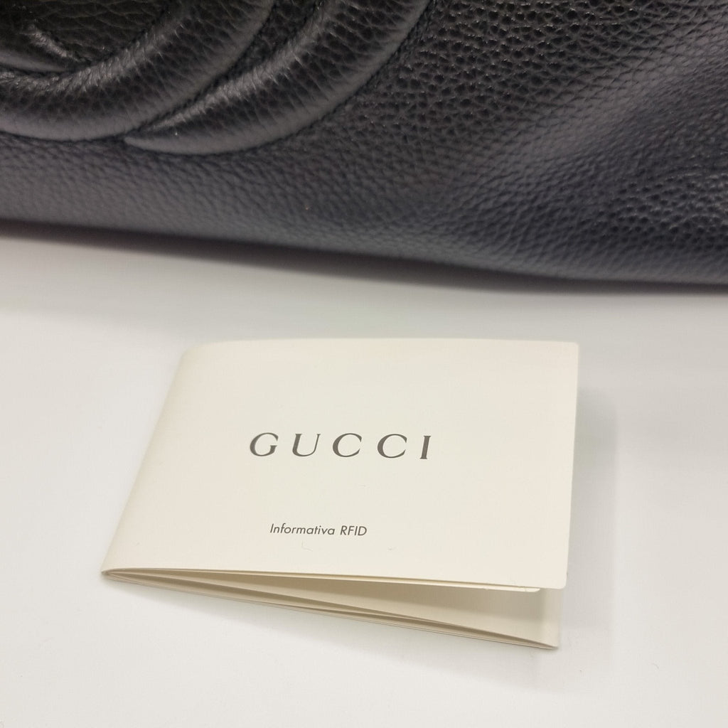 Soho Chain Black Leather