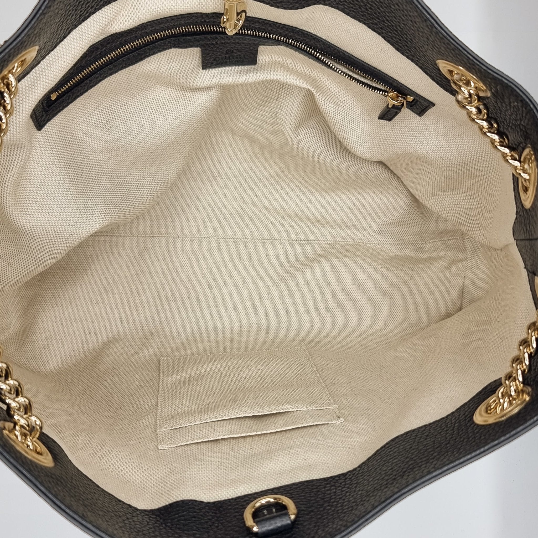 Soho Chain Black Leather