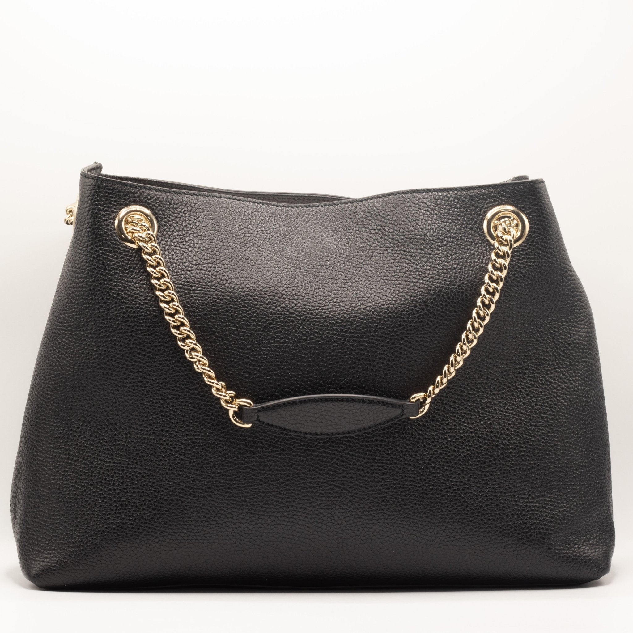 Soho Chain Black Leather