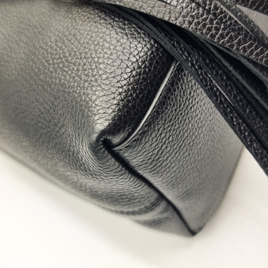 Soho Chain Black Leather