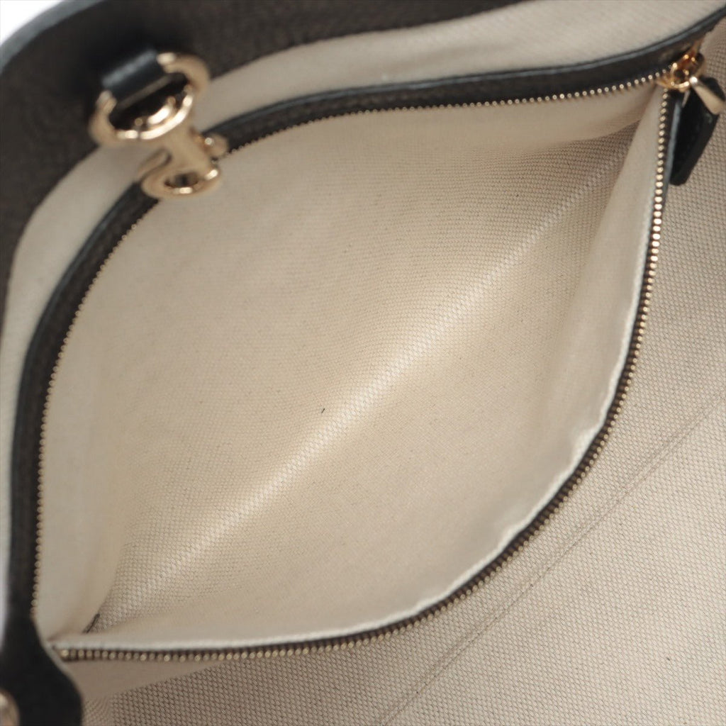 Soho Leather Chain Black Tote