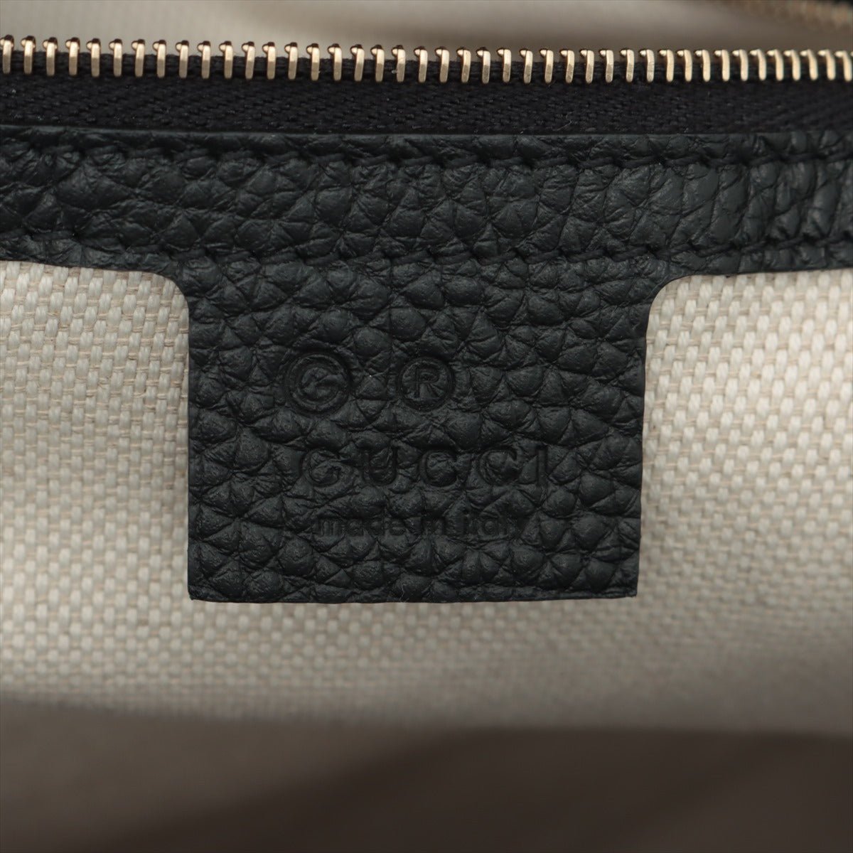 Soho Leather Chain Black Tote