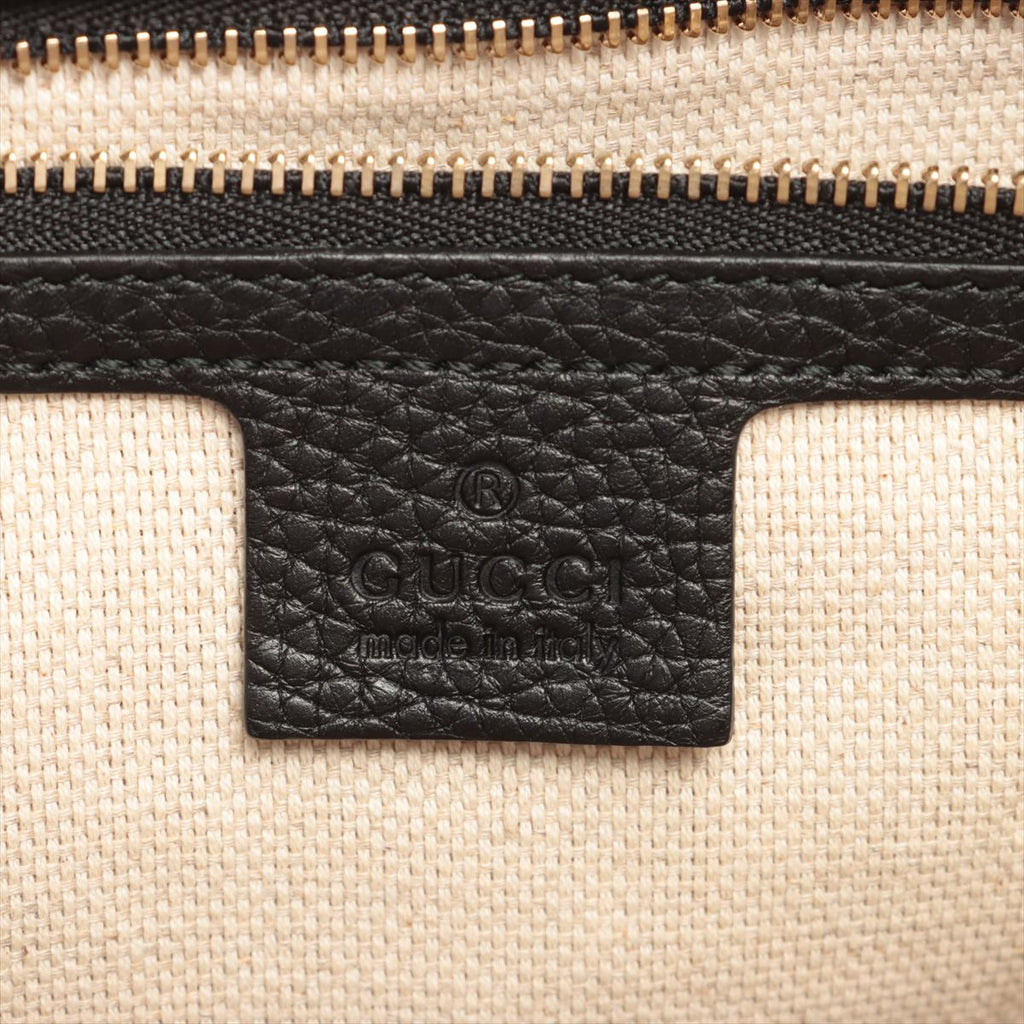 Soho Leather Chain tote bag Black