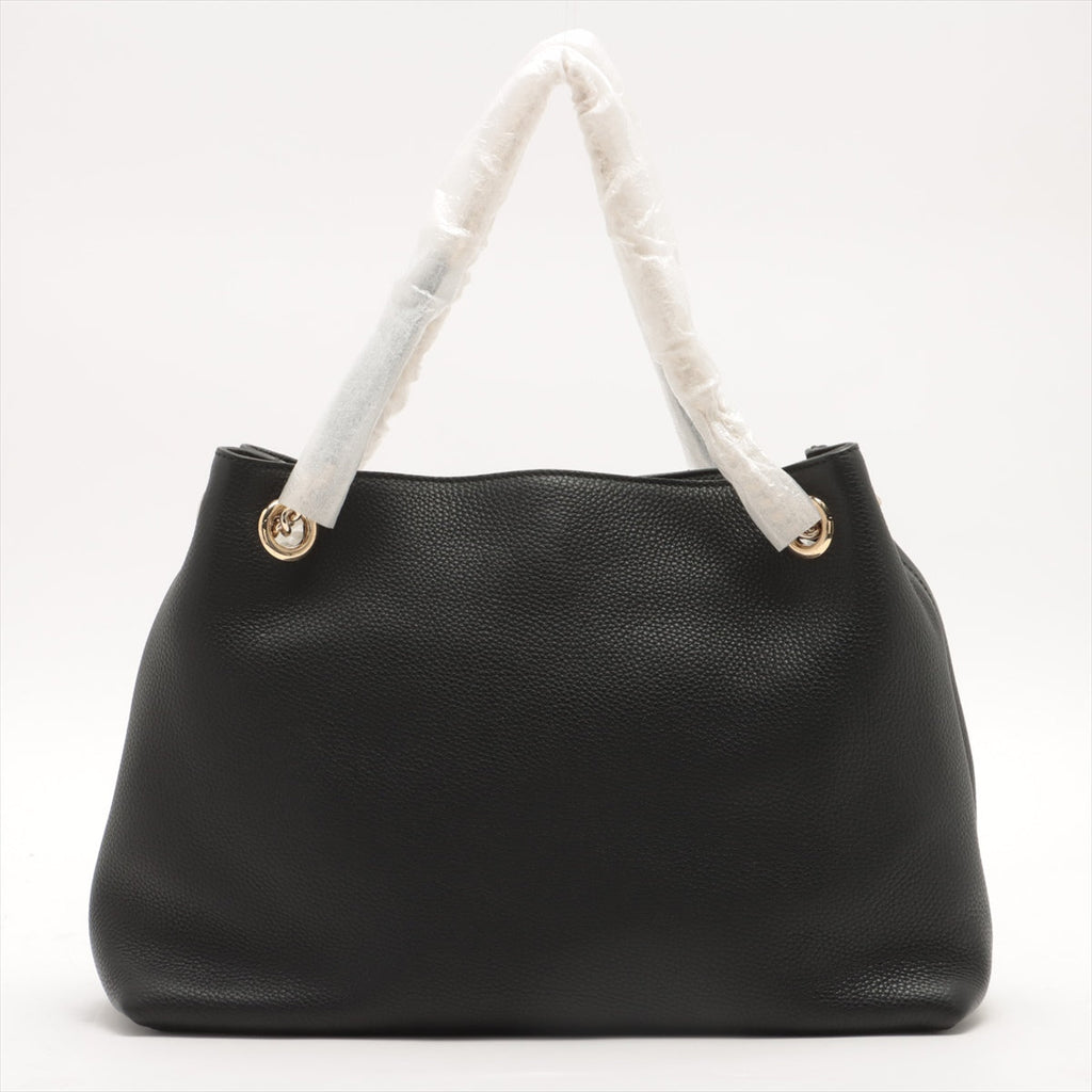 Soho Leather Chain tote bag Black
