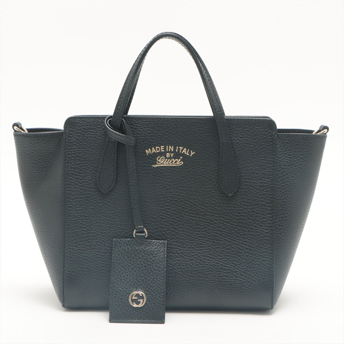 Swing Leather 2way Black Bag