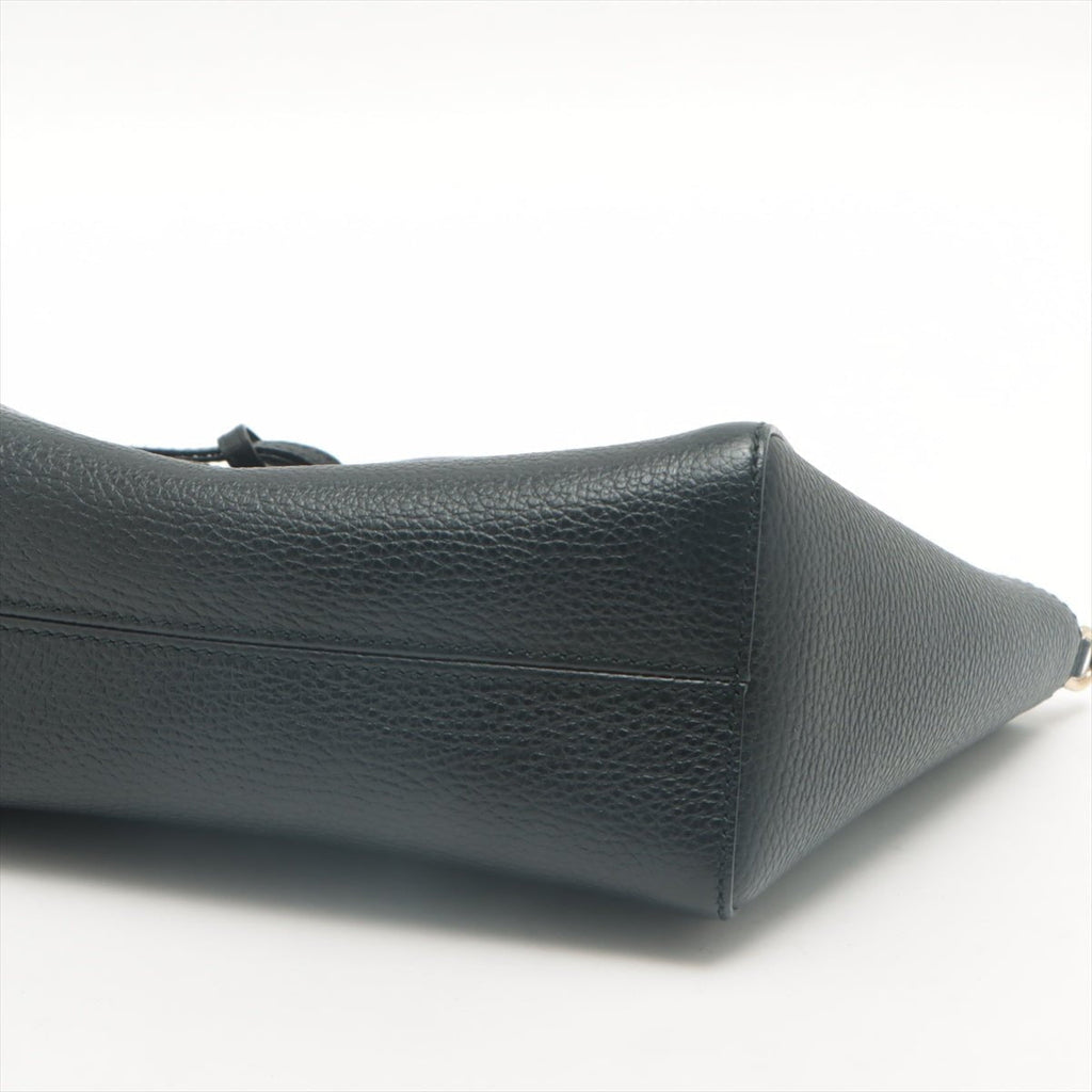 Swing Leather 2way Black Bag