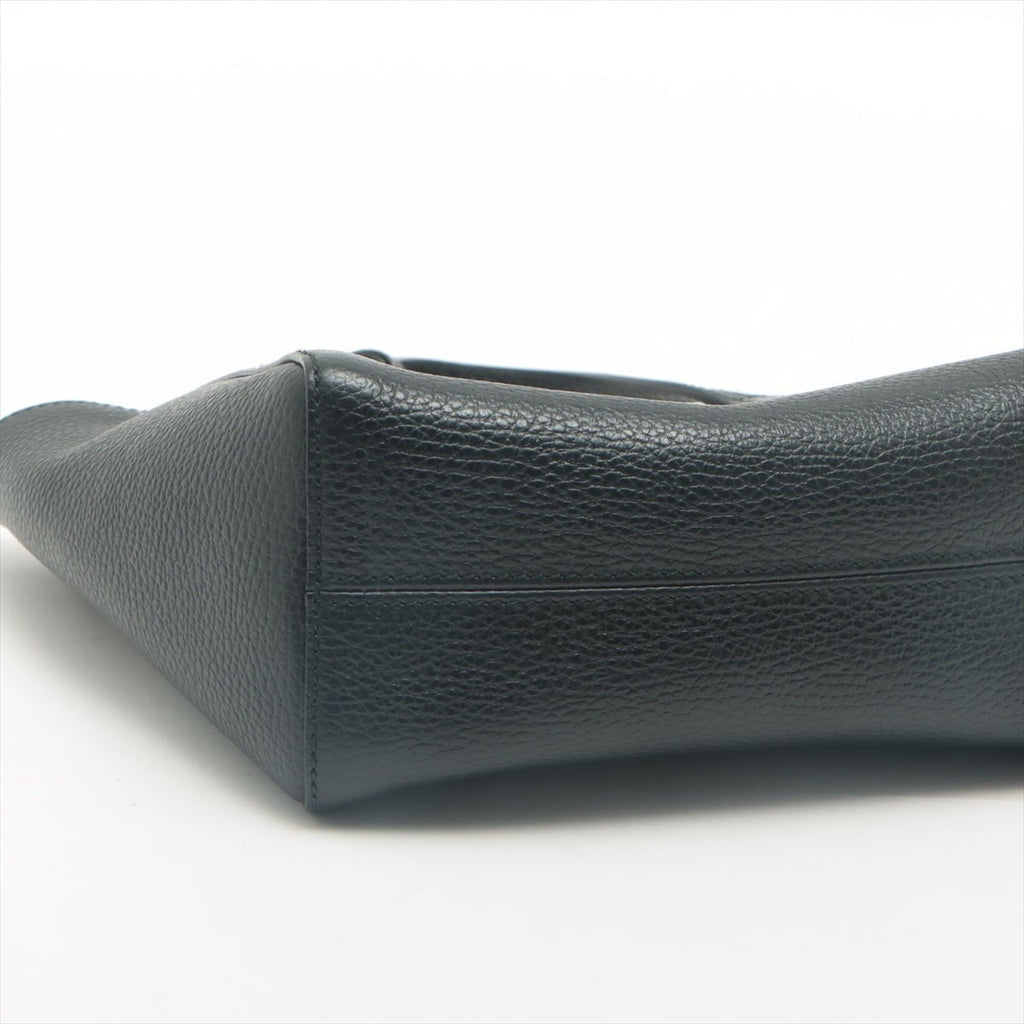 Swing Leather 2way Black Bag