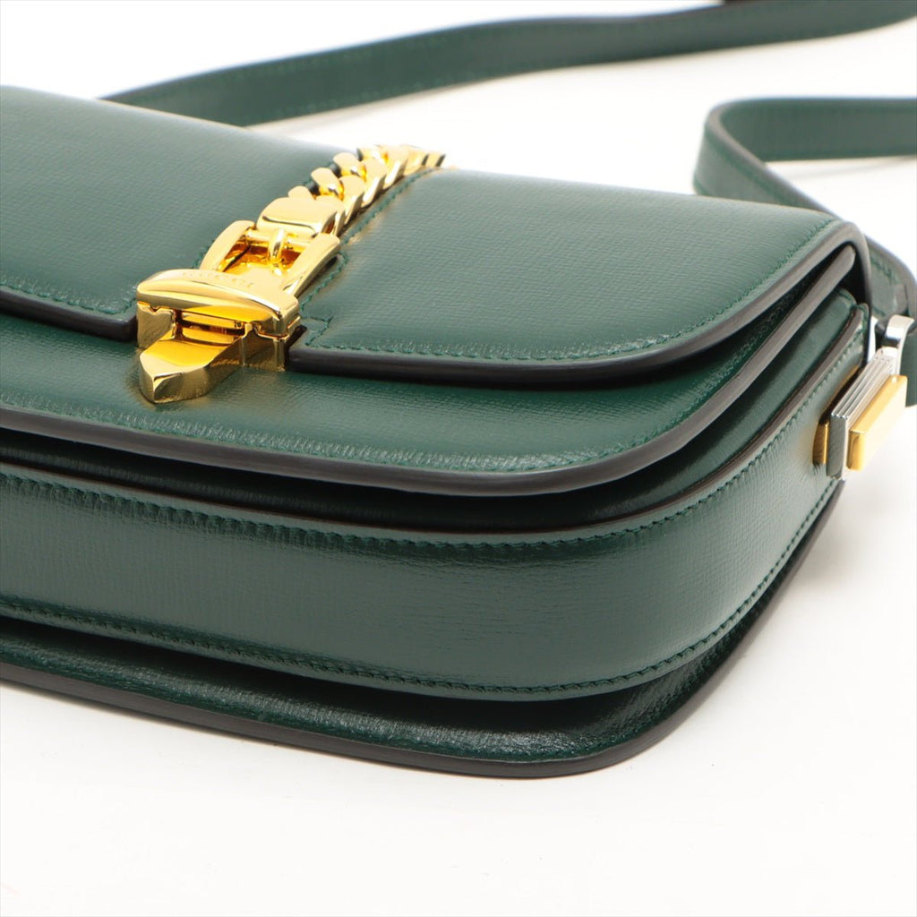 Sylvie 1969 Green Leather Bag