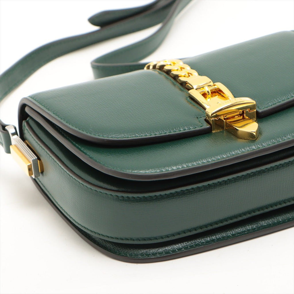 Sylvie 1969 Green Leather Bag
