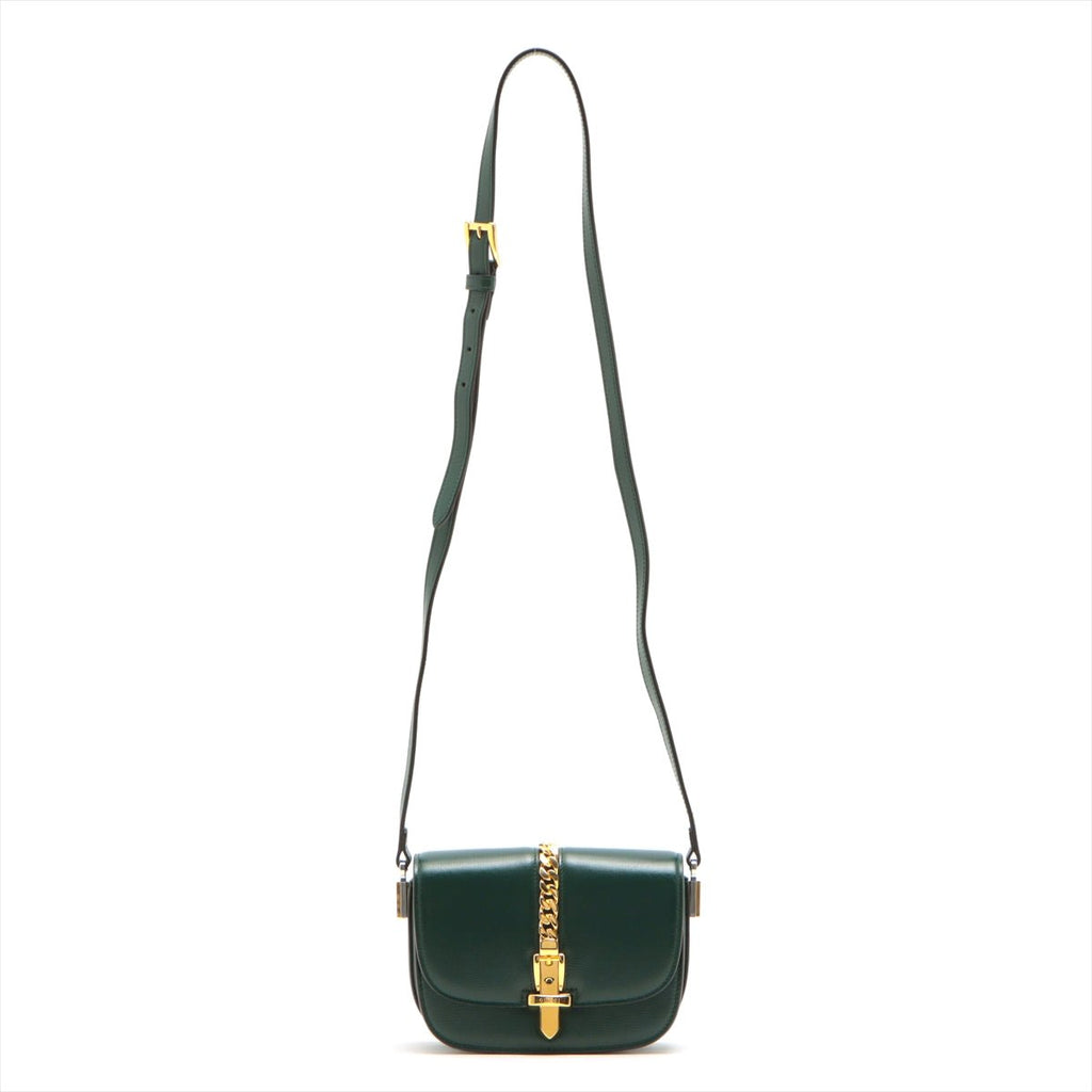 Sylvie 1969 Green Leather Bag