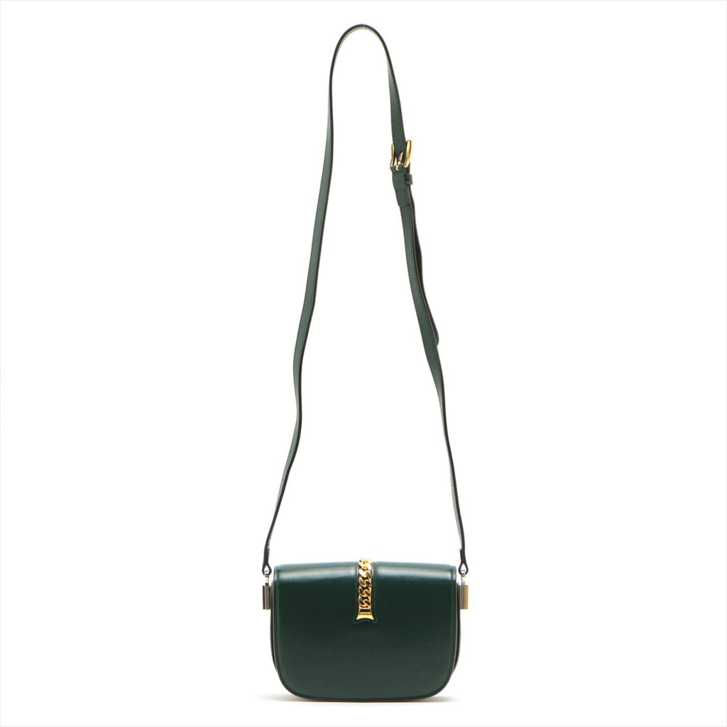Sylvie 1969 Green Leather Bag