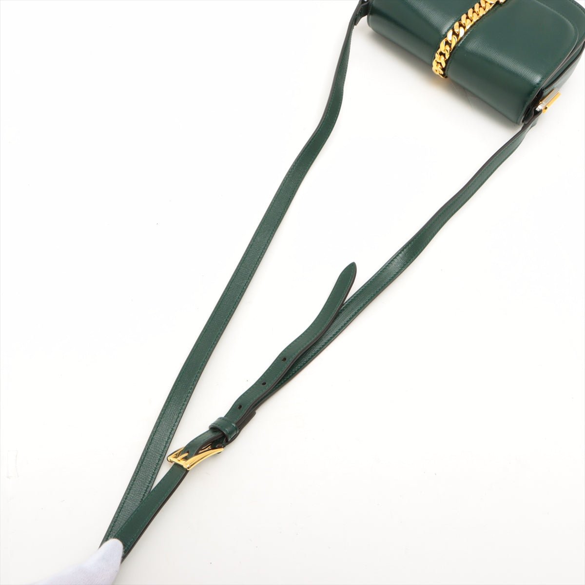 Sylvie 1969 Green Leather Bag