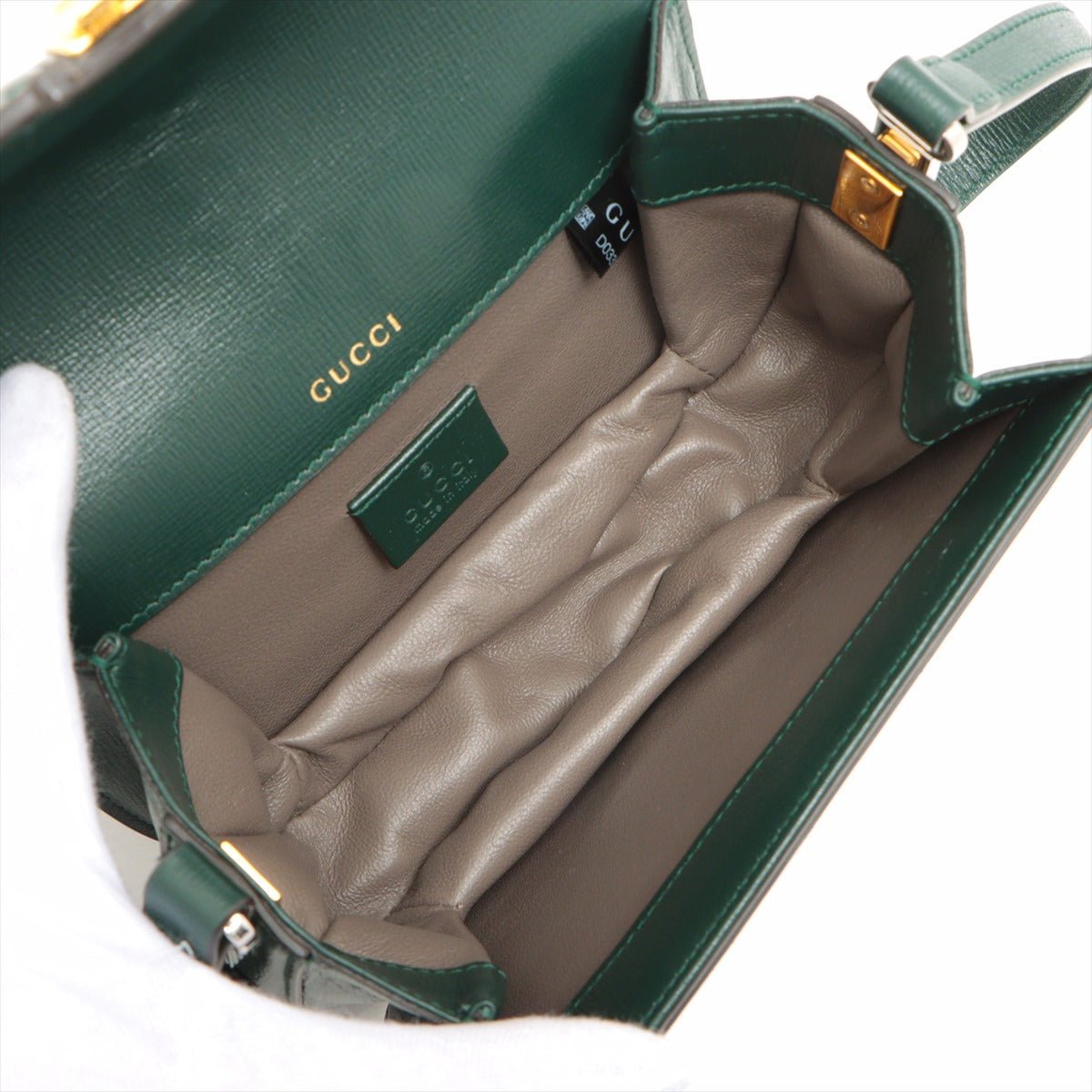 Sylvie 1969 Green Leather Bag