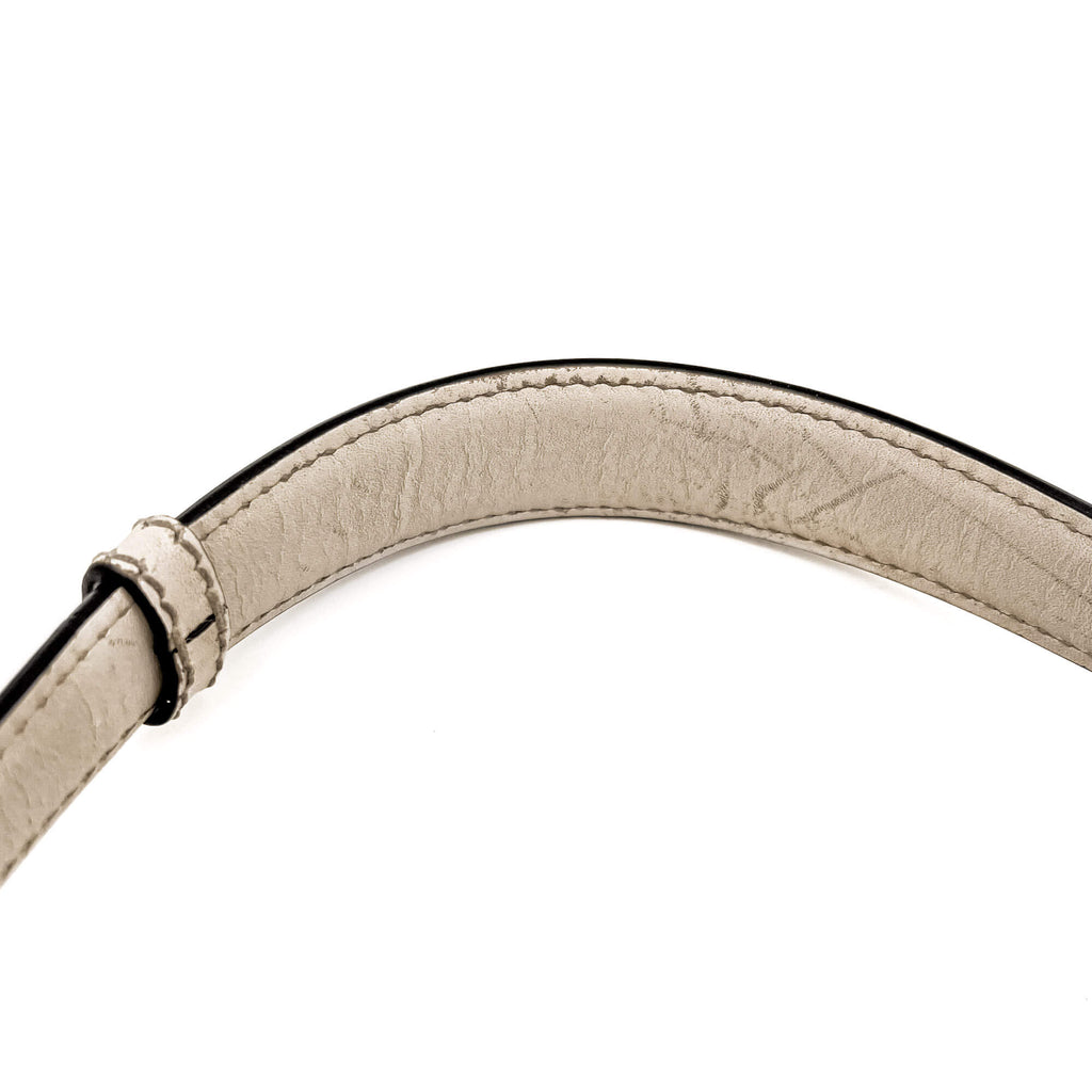 Sylvie Maxi Leather White Bag