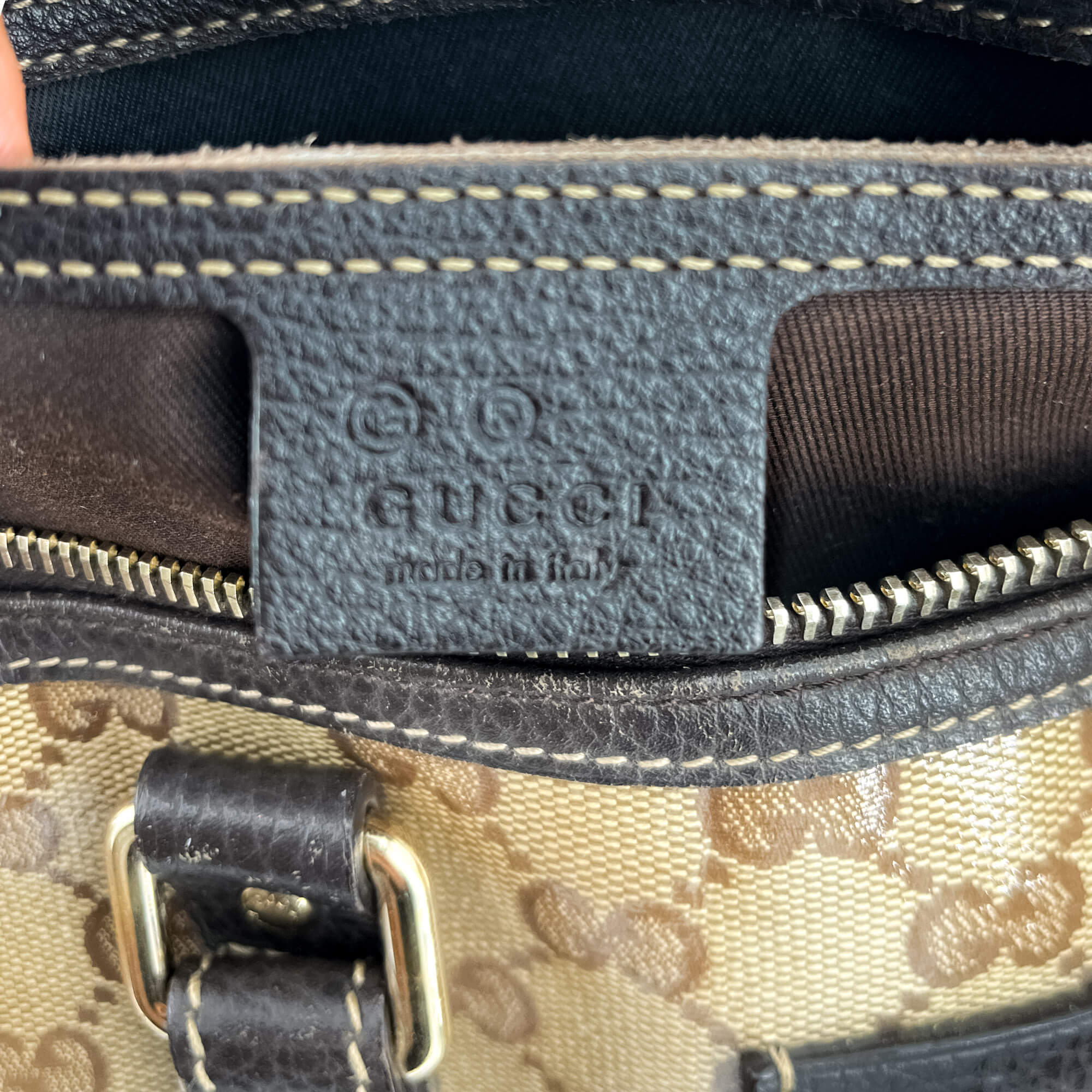 Trunk Supreme Canvas Medium Size Brown Bag