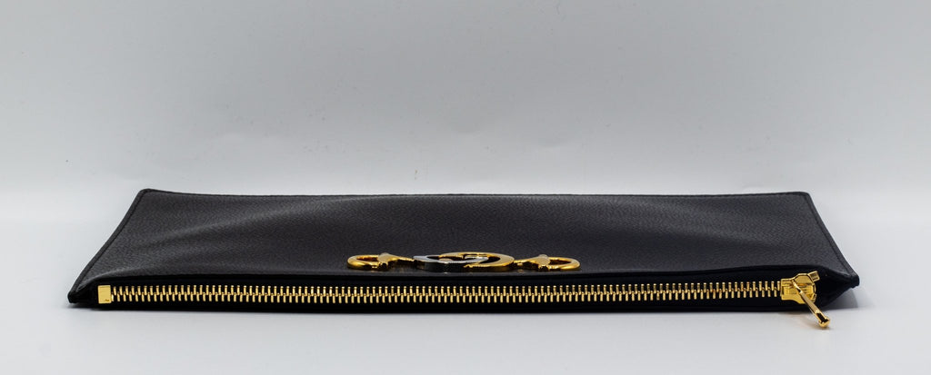 Zumi Grany Black Leather Clutch