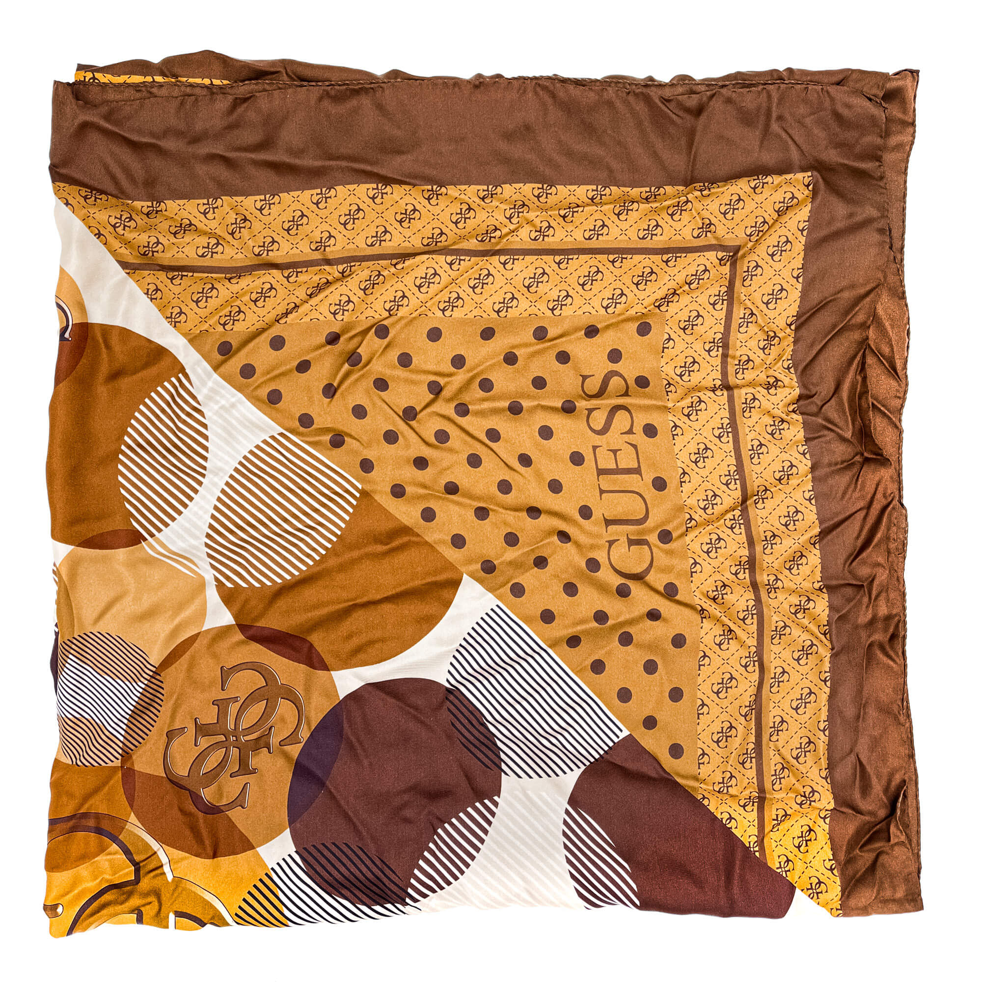 Brown and Gold Foulard