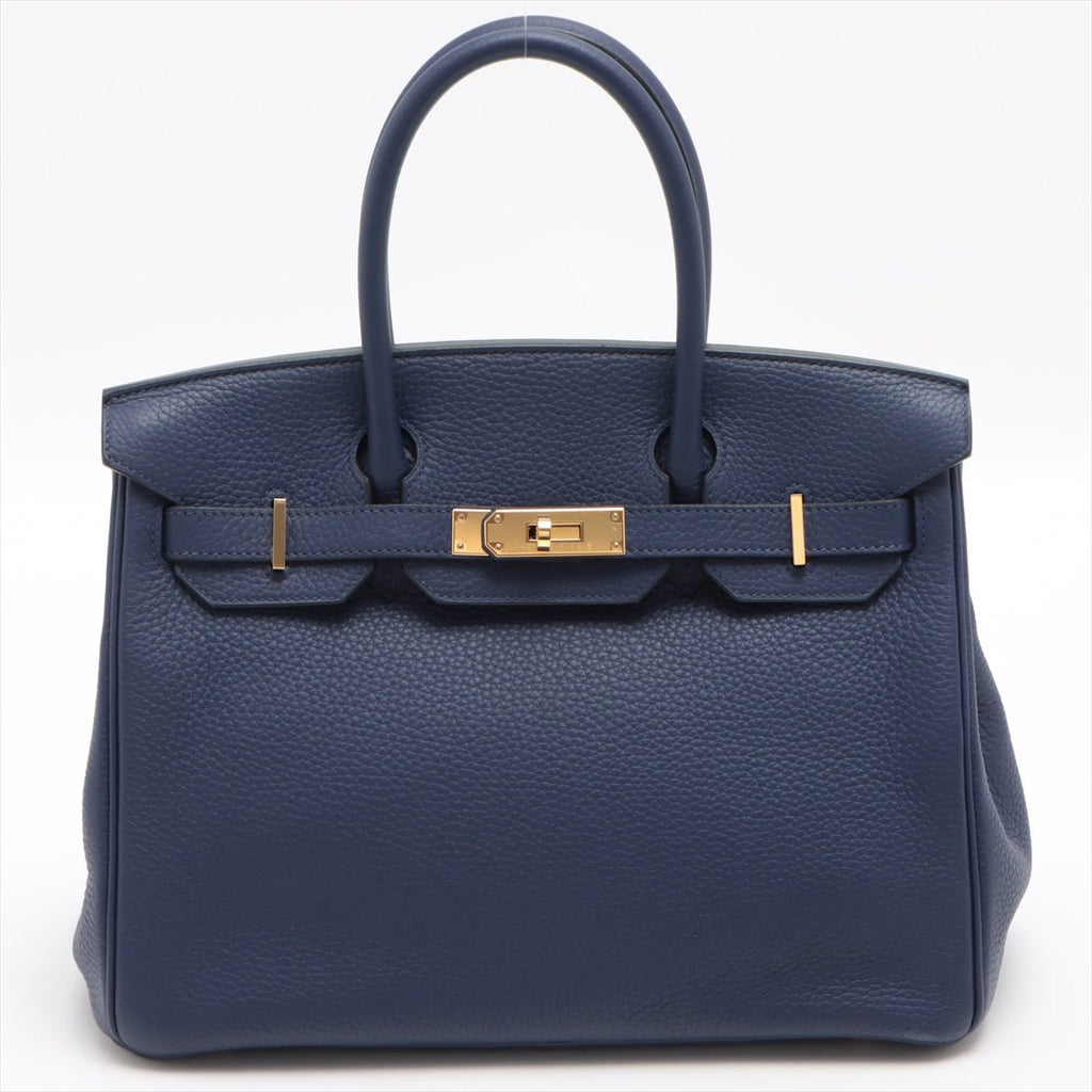 Birkin 30 Togo Blue Encre Gold Hardware