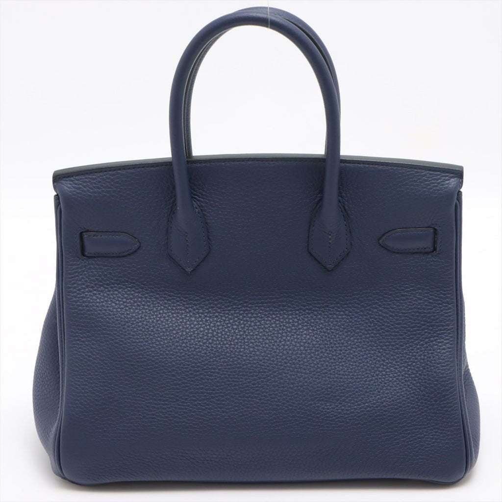 Birkin 30 Togo Blue Encre Gold Hardware
