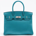 Birkin 30 Togo Blue Thalassa Silver Hardware
