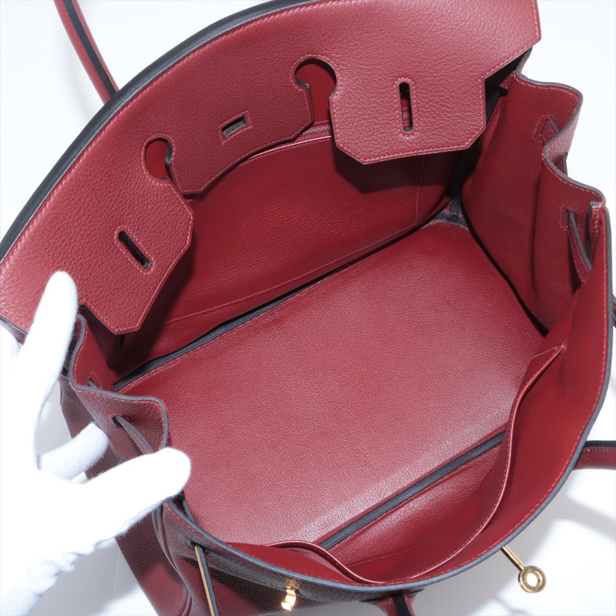 Birkin 35 Togo Rouge Garance Gold Hardware