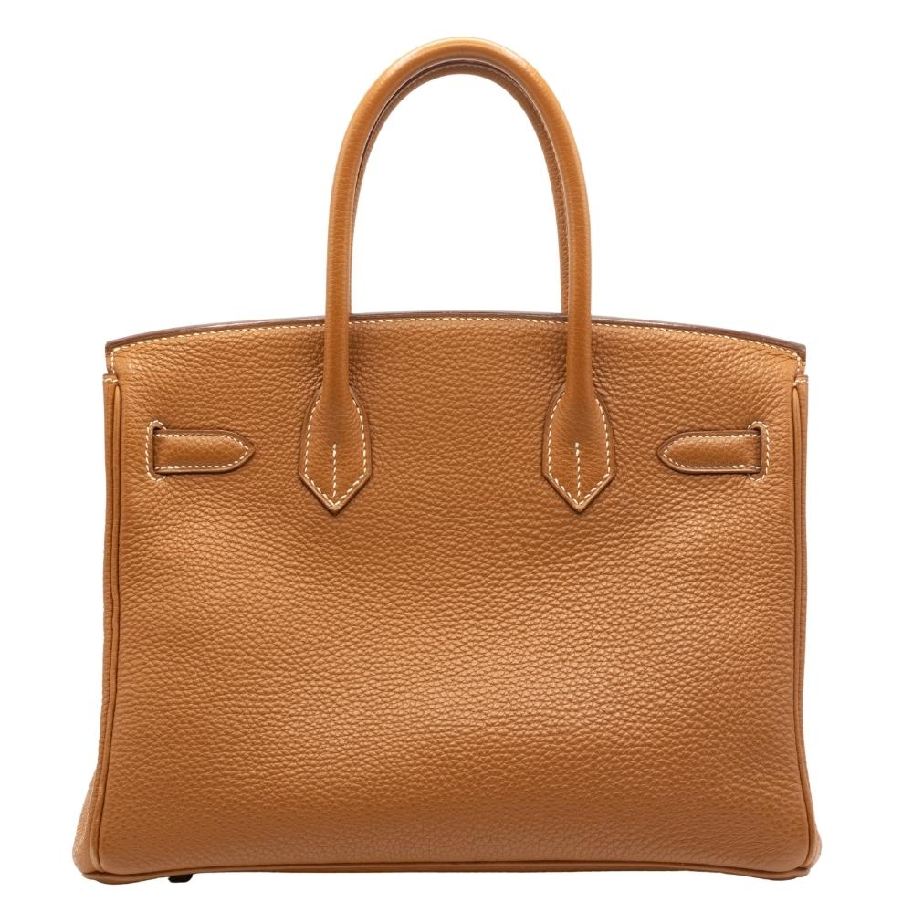 Birkin Brown Togo 30 Gold Hardware