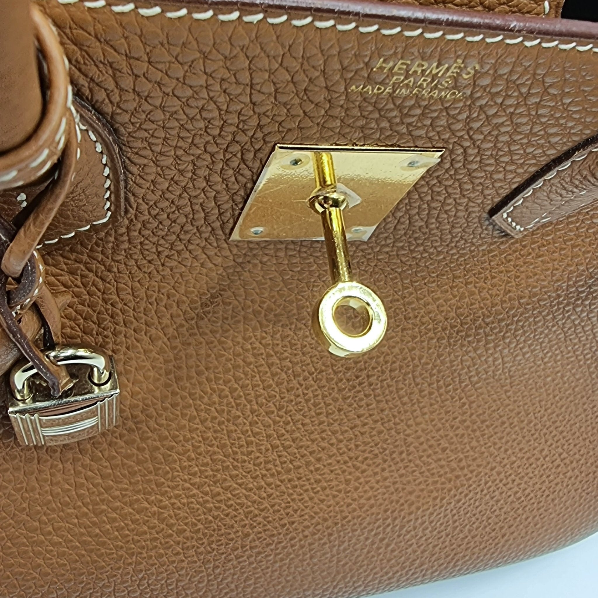 Birkin Brown Togo 30 Gold Hardware