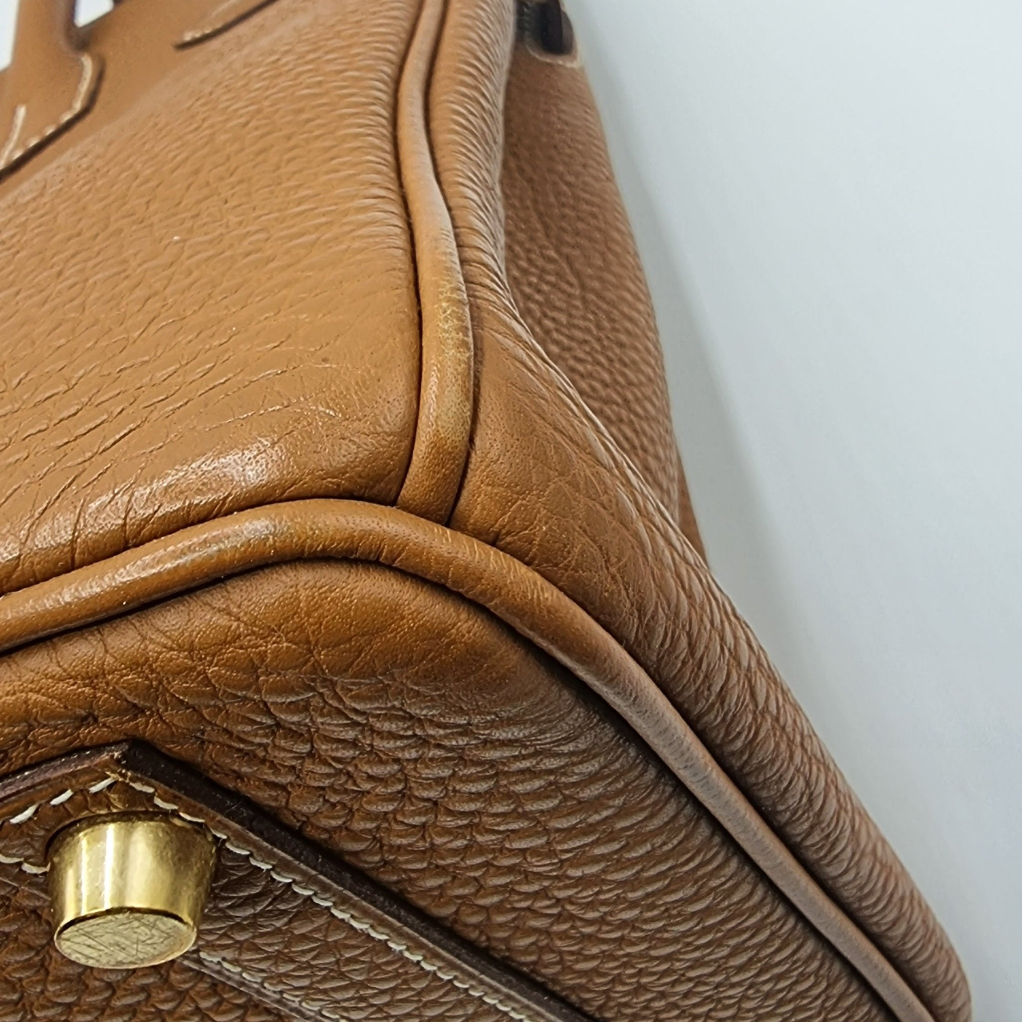 Birkin Brown Togo 30 Gold Hardware