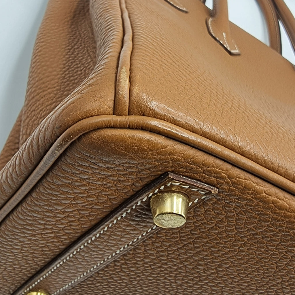 Birkin Brown Togo 30 Gold Hardware